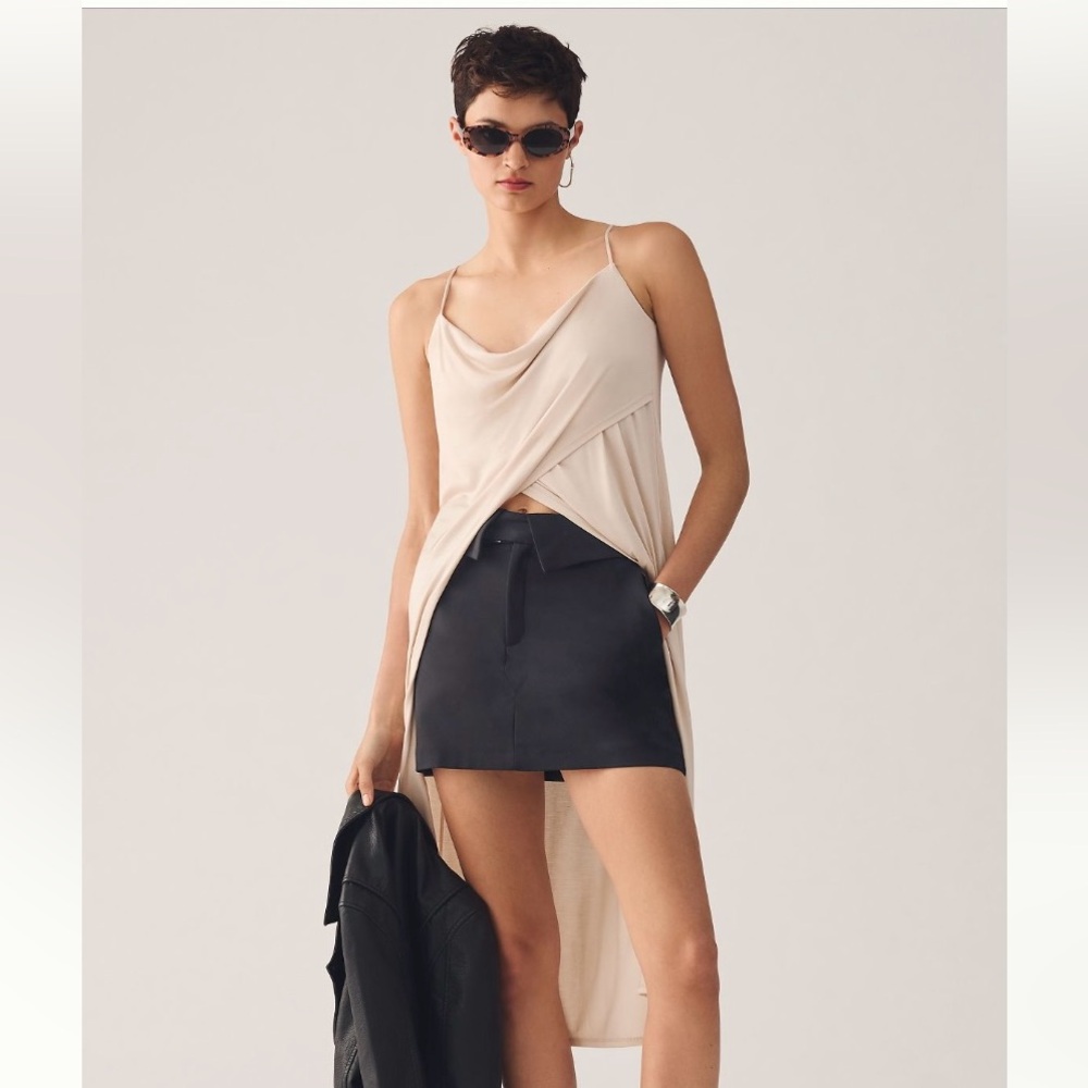 NWT By Anthropologie Hi-Low Cowl Neck Cami